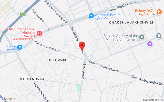 Карта расположения