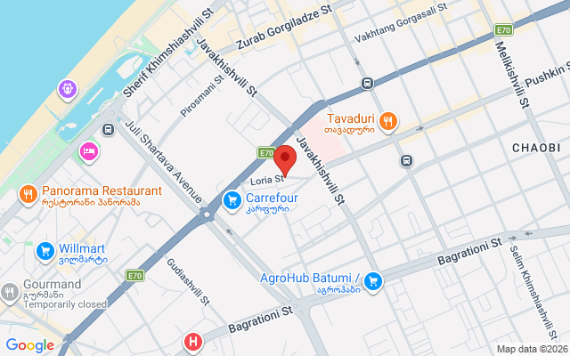 Карта расположения