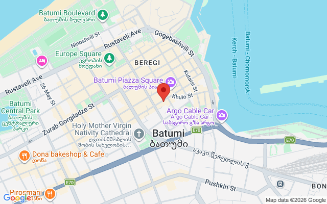 Карта расположения