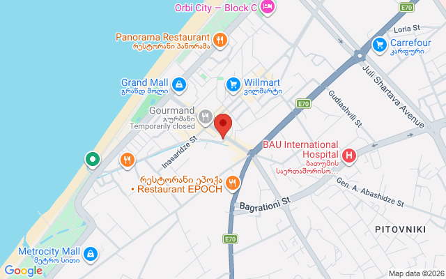 Карта расположения