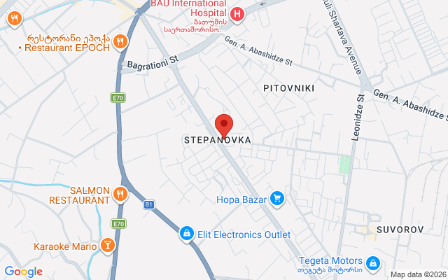 Карта расположения