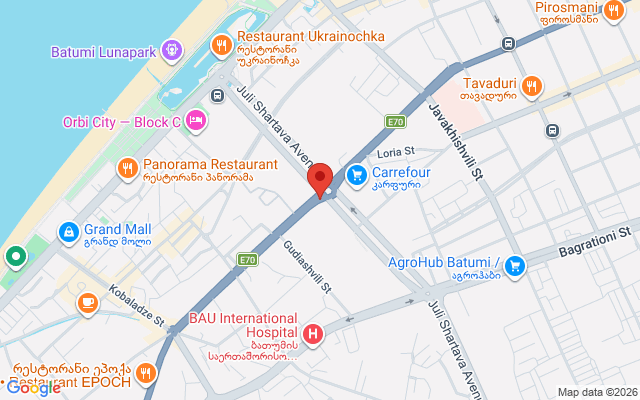 Карта расположения