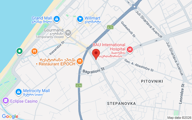Карта расположения