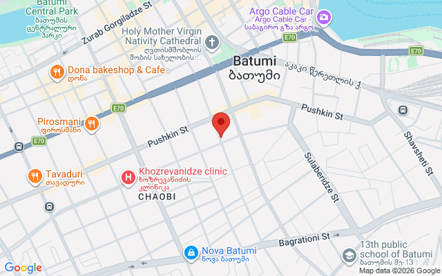 Карта расположения