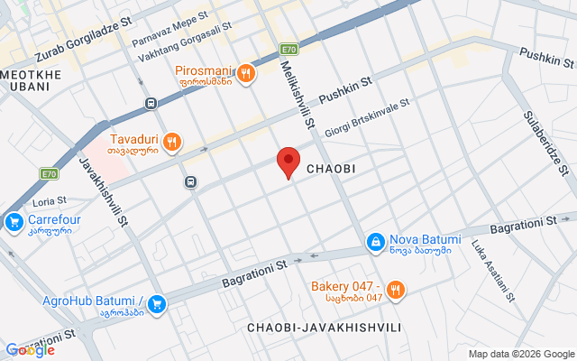 Карта расположения