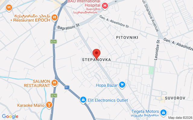 Карта расположения