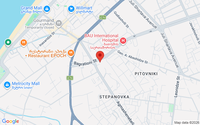 Карта расположения
