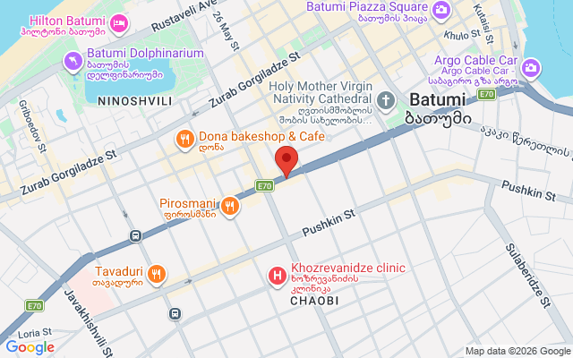 Карта расположения