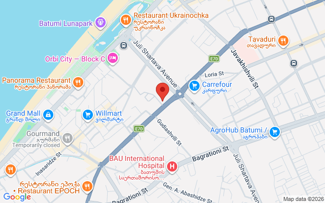 Карта расположения