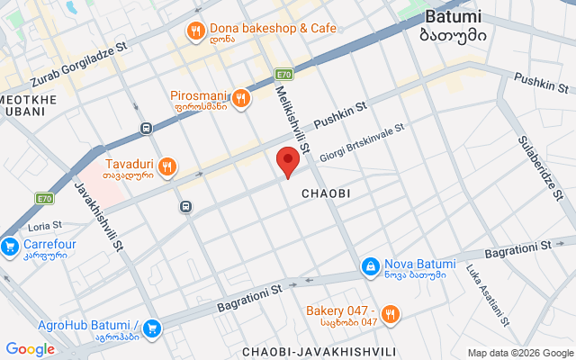 Карта расположения