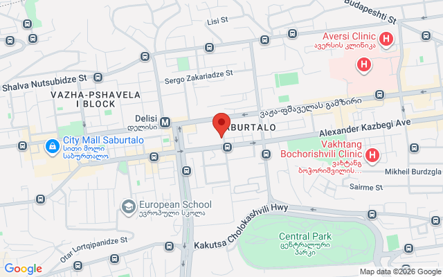 Карта расположения