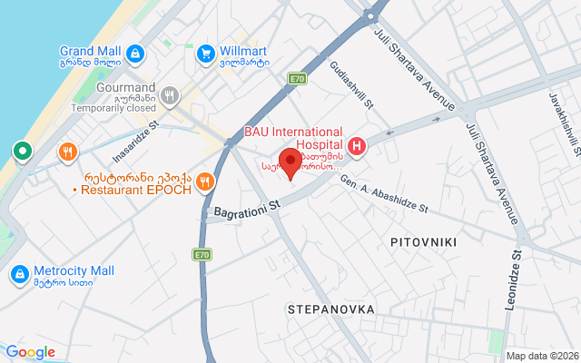 Карта расположения