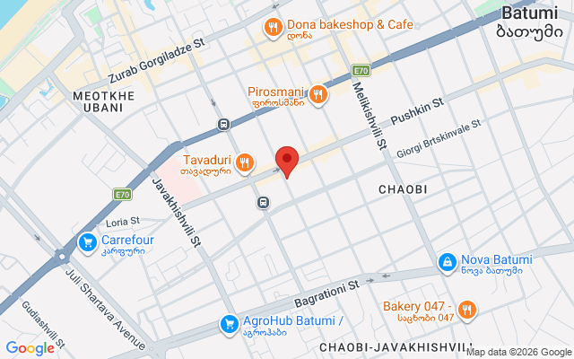 Карта расположения