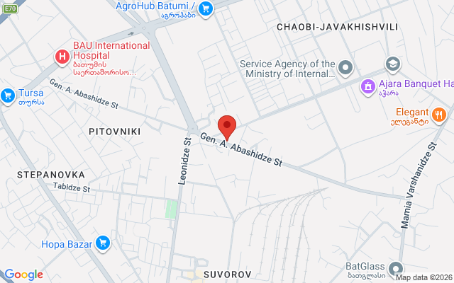 Карта расположения