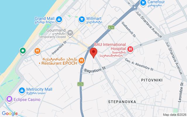 Карта расположения