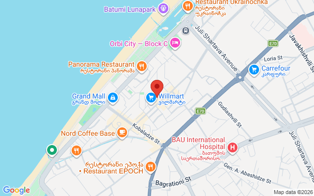 Карта расположения