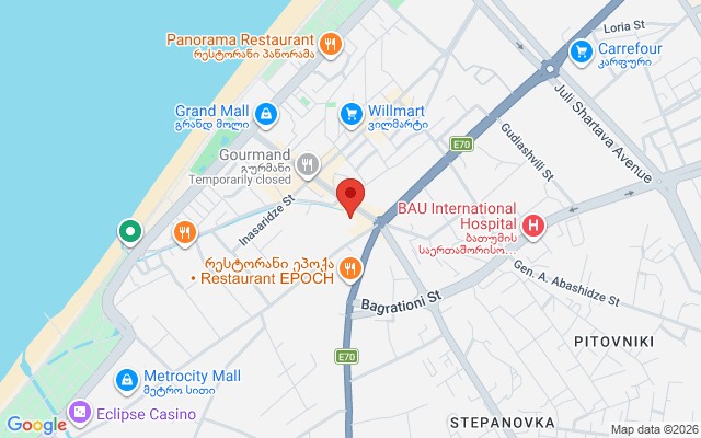 Карта расположения
