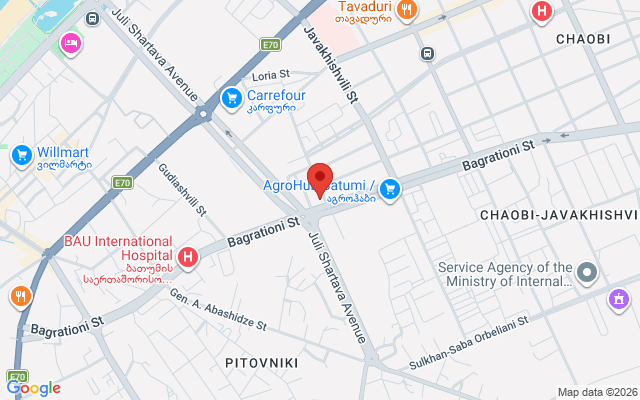 Карта расположения