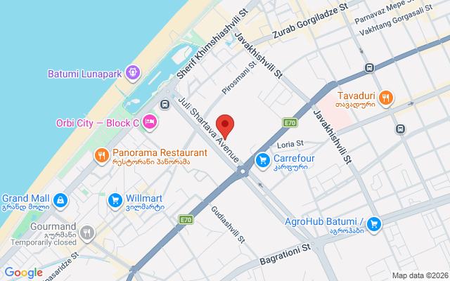 Карта расположения