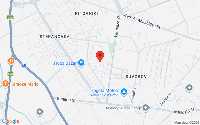 Карта расположения