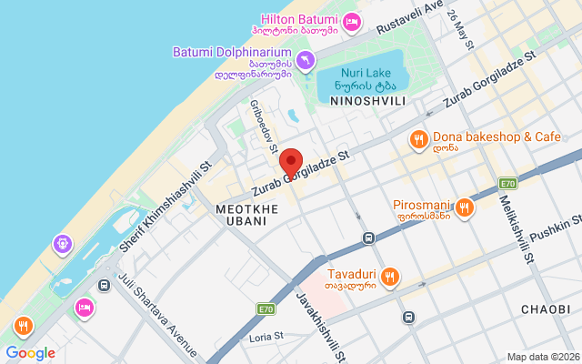 Карта расположения