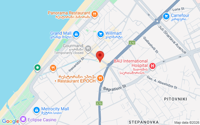 Карта расположения