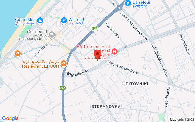 Карта расположения