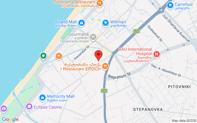 Карта расположения