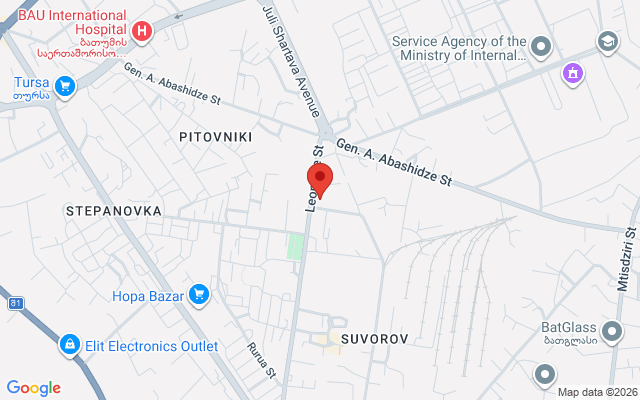 Карта расположения