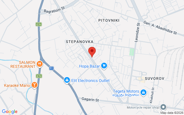 Карта расположения