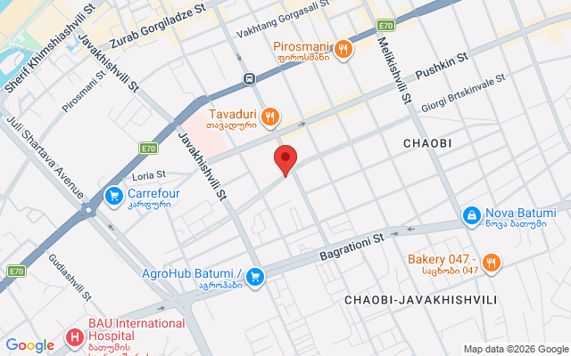 Карта расположения