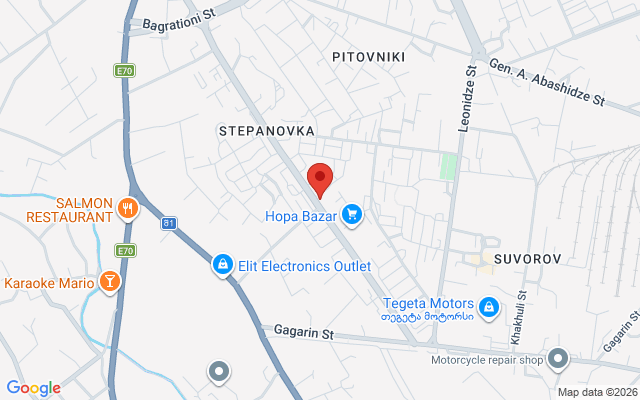 Карта расположения