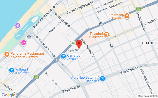 Карта расположения