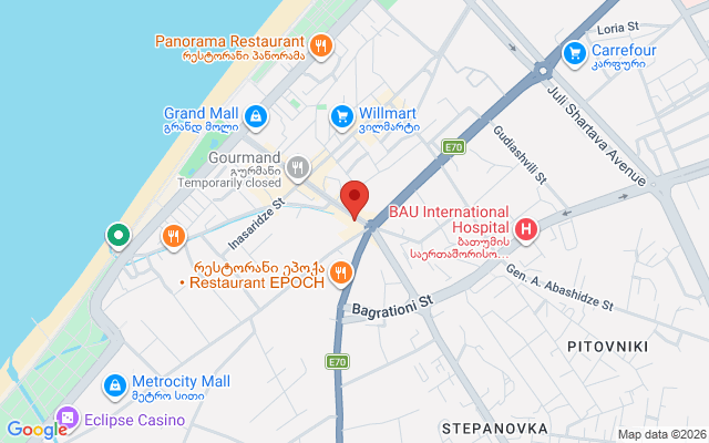 Карта расположения