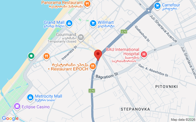 Карта расположения