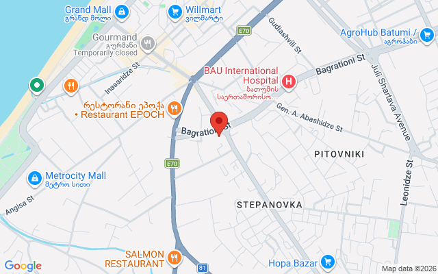 Карта расположения