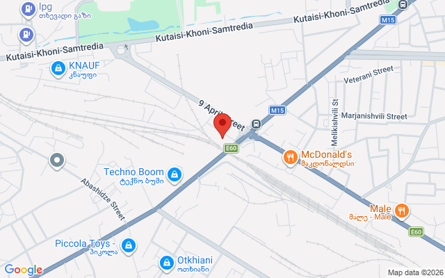 Карта расположения
