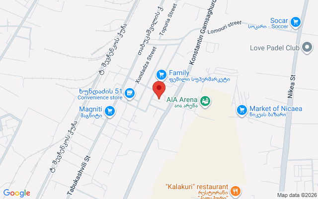 Карта расположения
