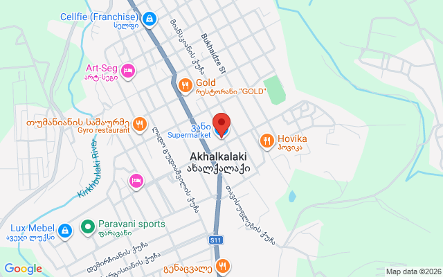 Карта расположения