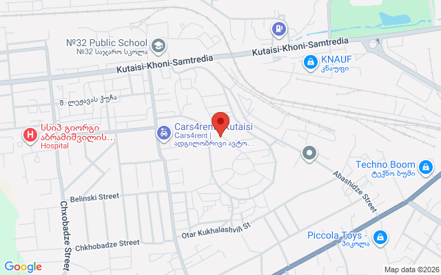 Карта расположения
