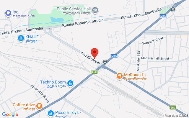 Карта расположения