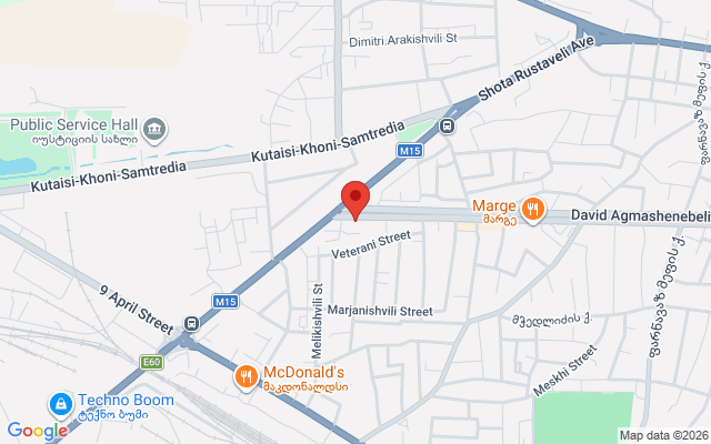 Карта расположения