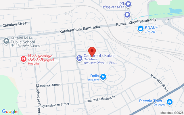 Карта расположения