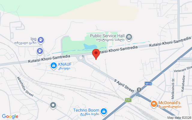 Карта расположения