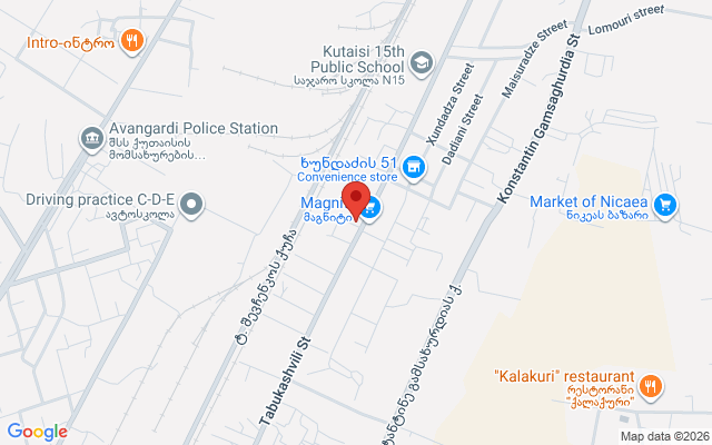 Карта расположения