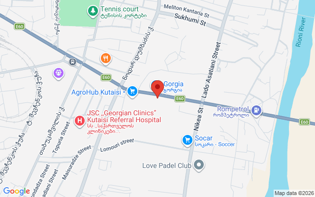 Карта расположения