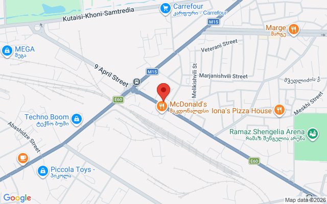 Карта расположения