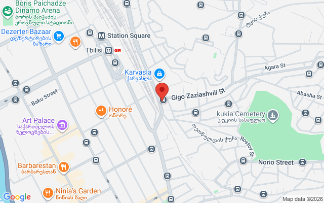 Карта расположения