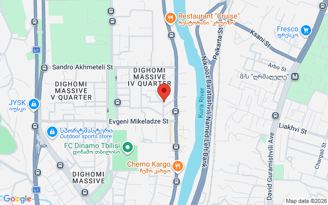Карта расположения