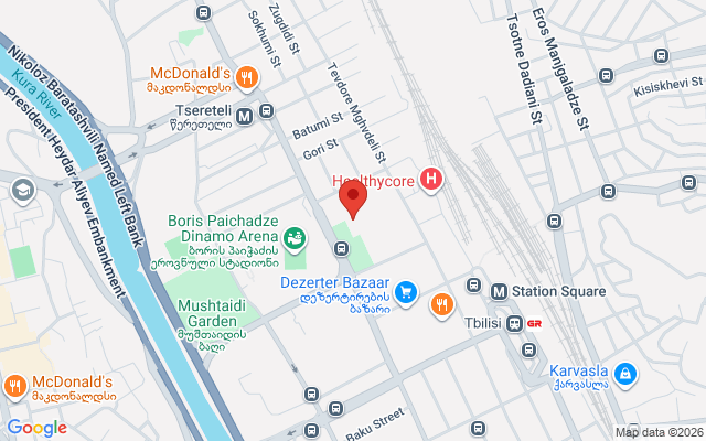 Карта расположения